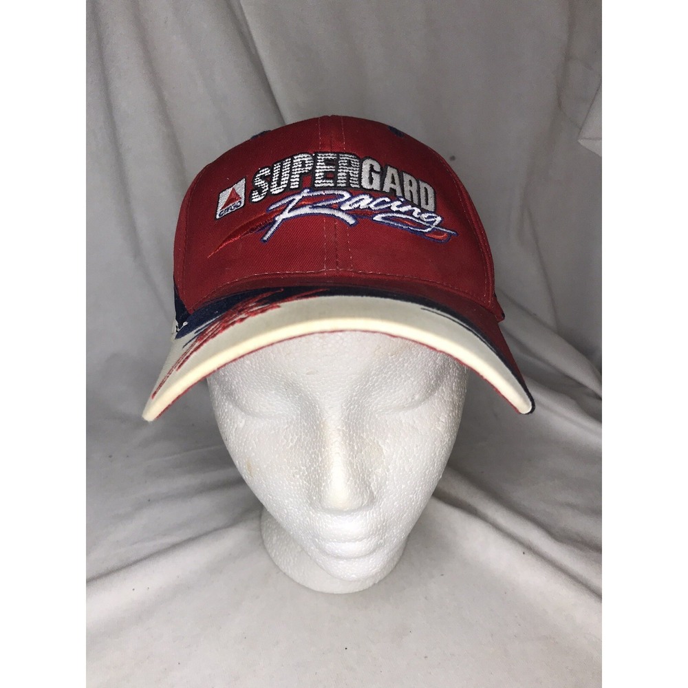 Nascar Snapback Cap Jeff Burton 99 Citgo Supergard Racing Hat Racing Red Auto